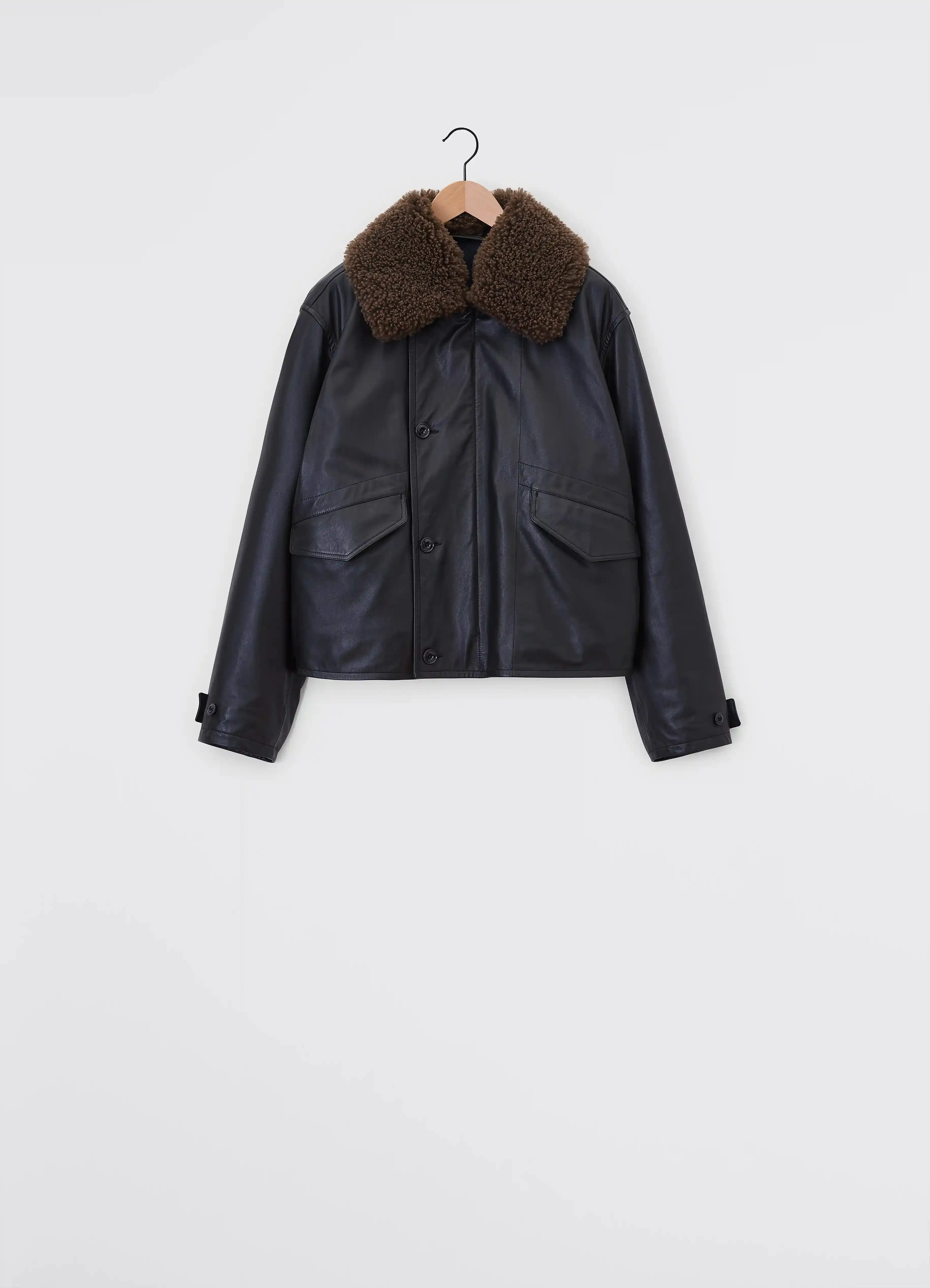 QUILTED LEATHER BLOUSON