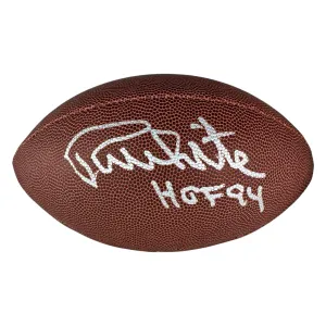 Randy White Signed HOF 94 Inscription Wilson Official NFL Replica Football (JSA)