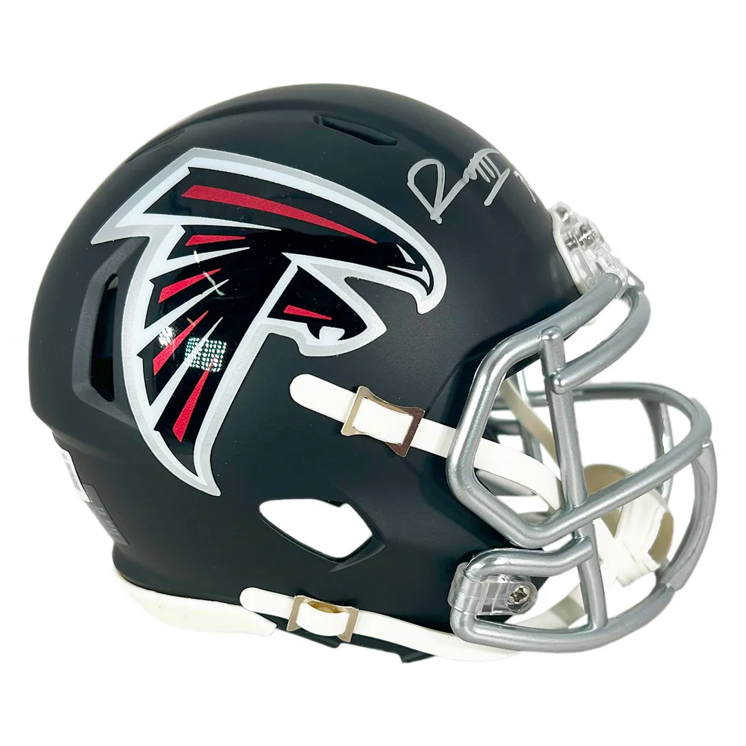 Ray-Ray McCloud Signed Atlanta Falcons Speed Mini Football Helmet (Beckett)