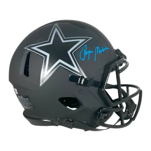 Roger Staubach Signed Dallas Cowboys Authentic Eclipse Speed Full-Size Football Helmet (Beckett)