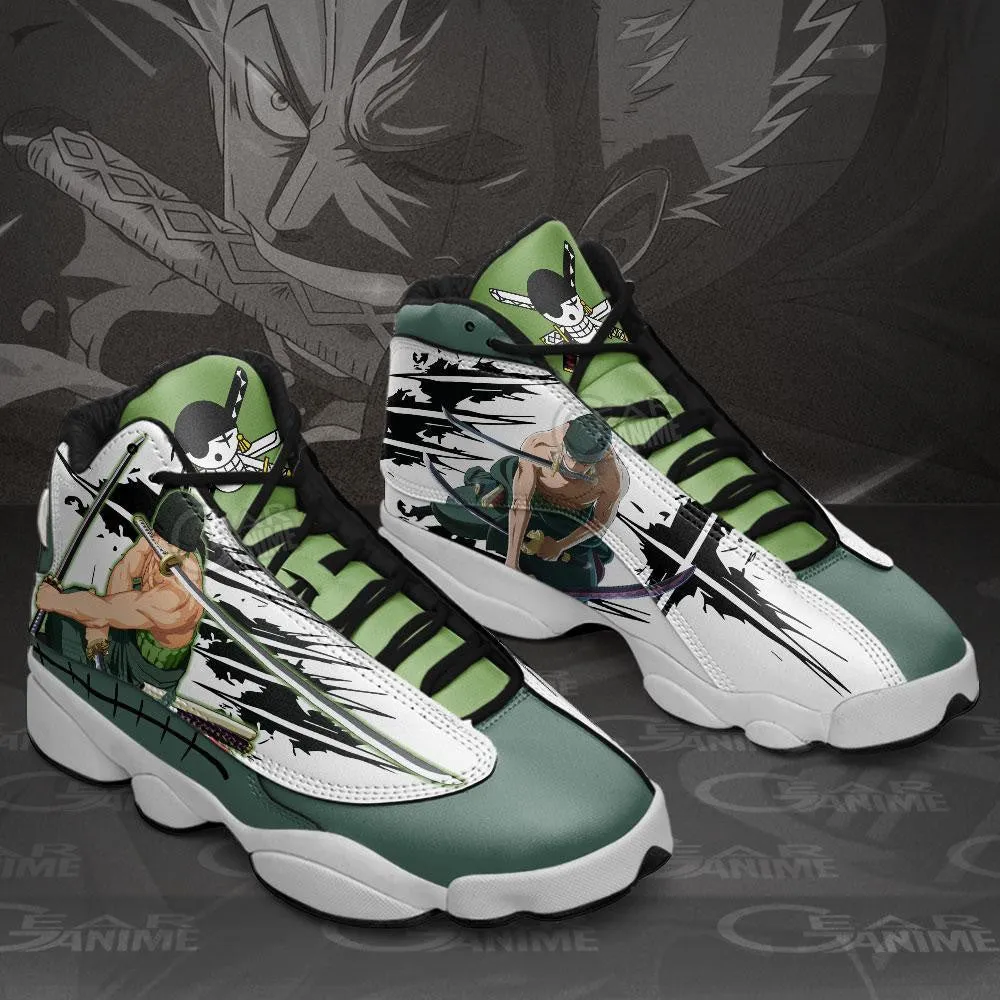 Roronoa Zoro Sneakers Custom Anime OP Shoes