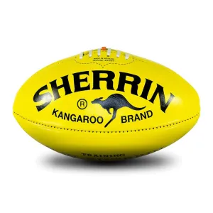 Sherrin Kangaroo Brand Vegan Tan Yellow Ball size 5