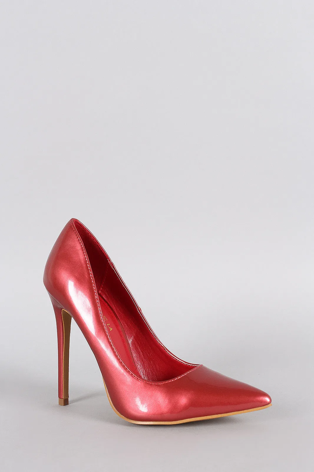 Shoe Republic LA Pearl Patent Pointy Toe Pump