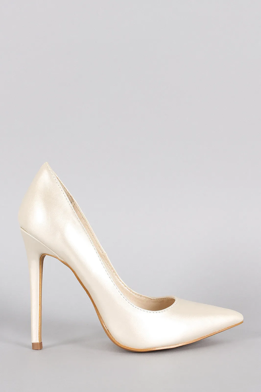 Shoe Republic LA Pearl Patent Pointy Toe Pump