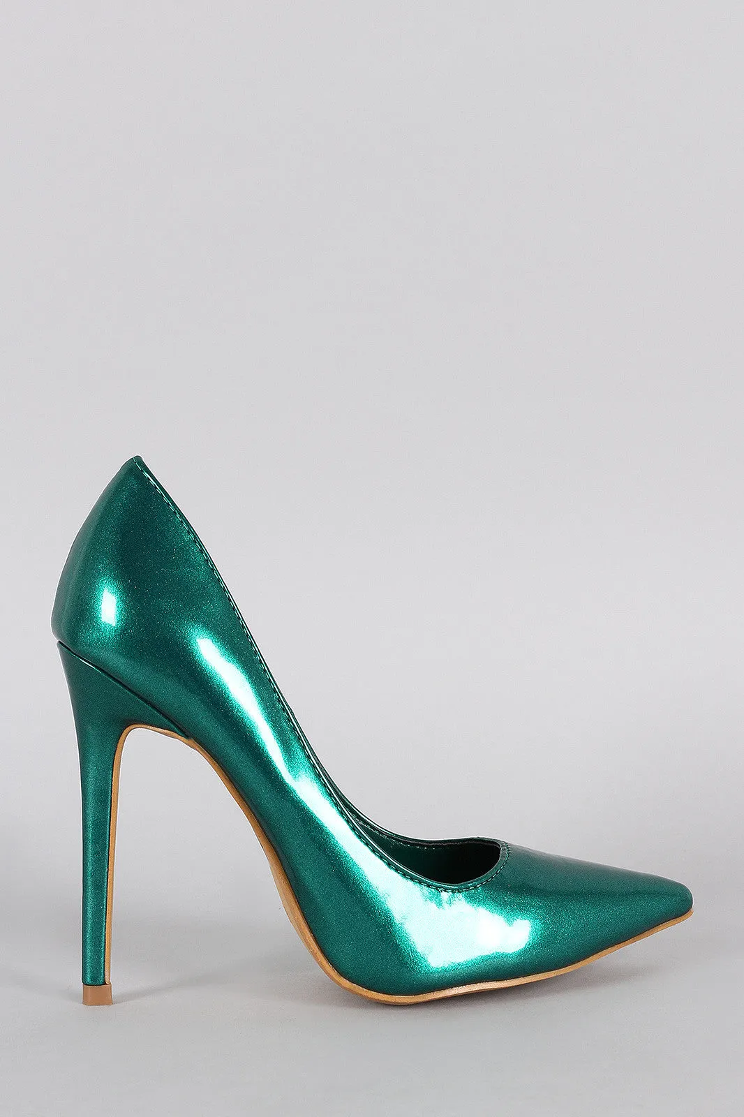 Shoe Republic LA Pearl Patent Pointy Toe Pump