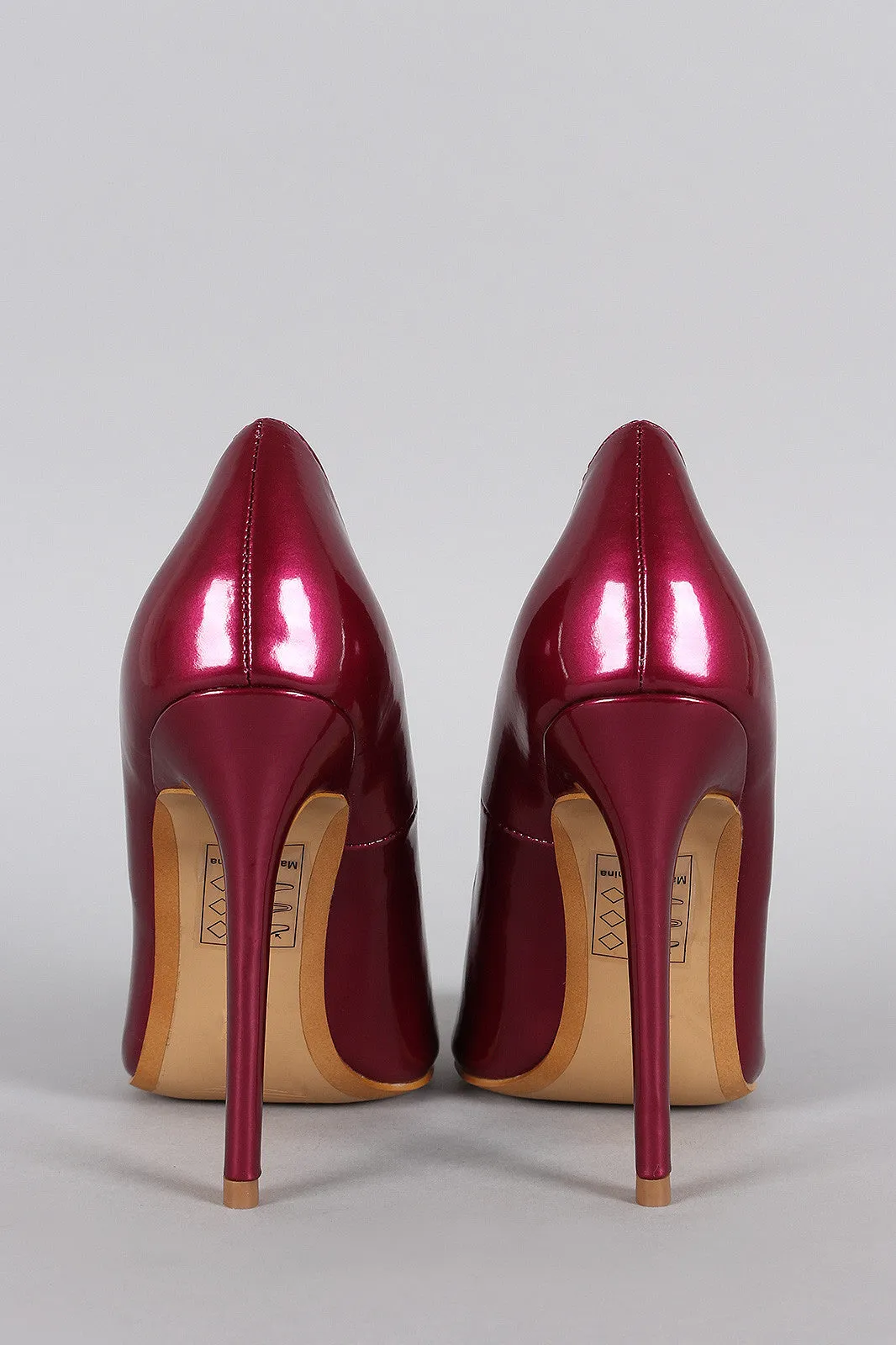 Shoe Republic LA Pearl Patent Pointy Toe Pump