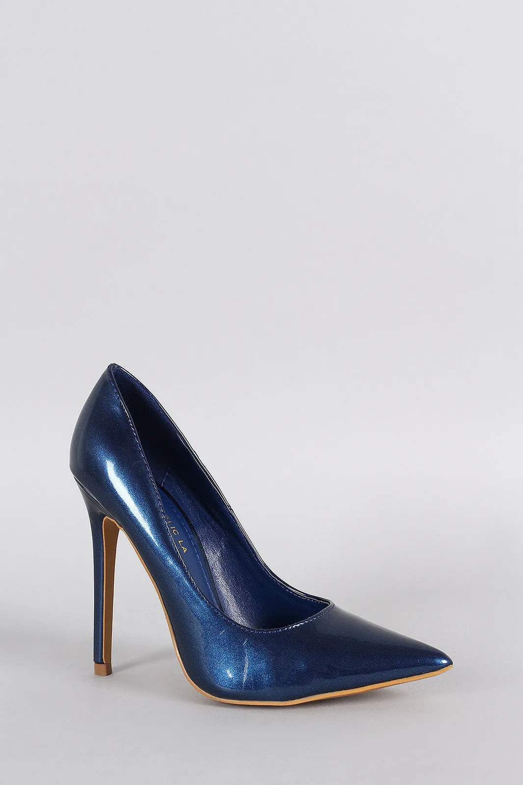 Shoe Republic LA Pearl Patent Pointy Toe Pump