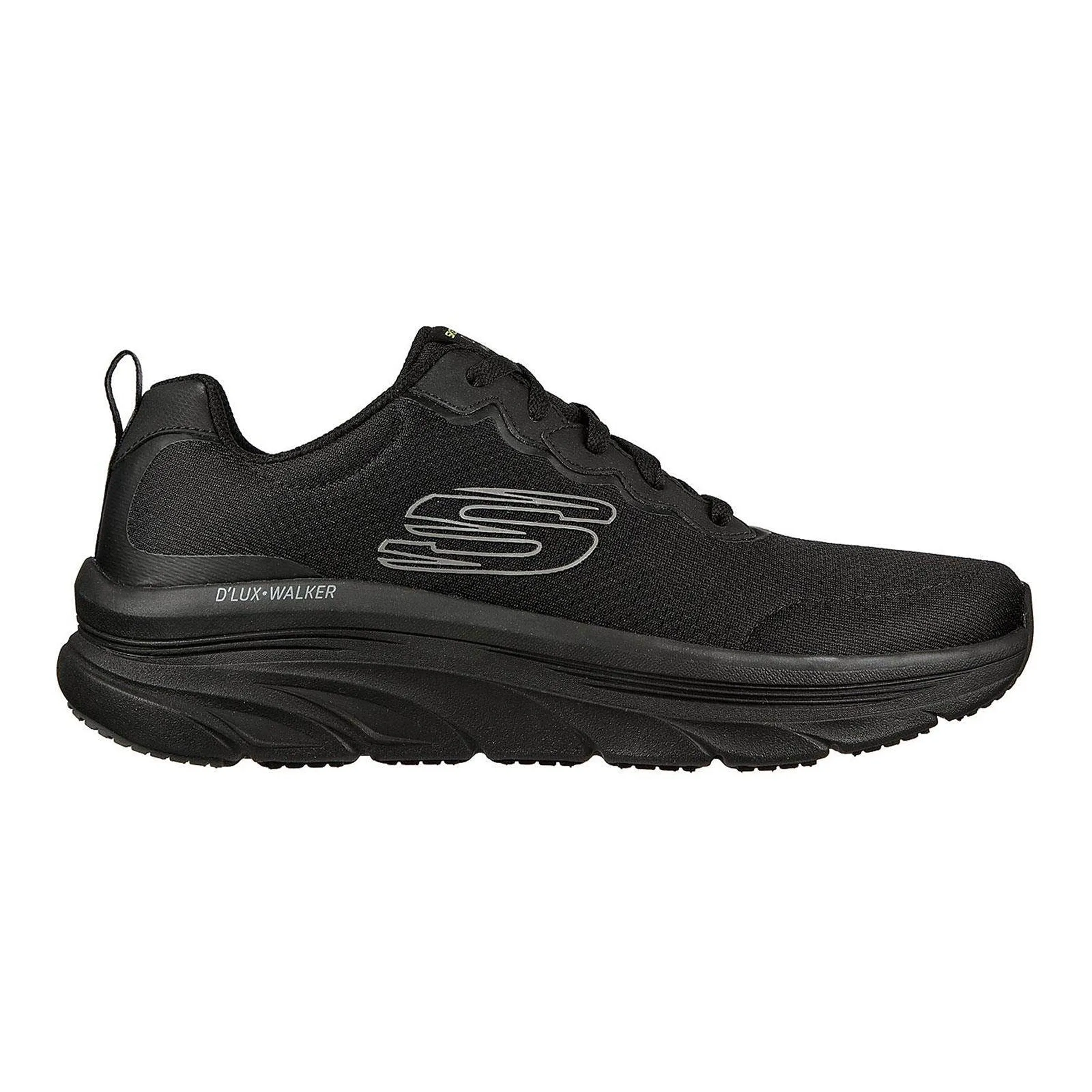 Skechers Mens D'lux Walker Scrambler Sports Shoes (232264-BKCC)