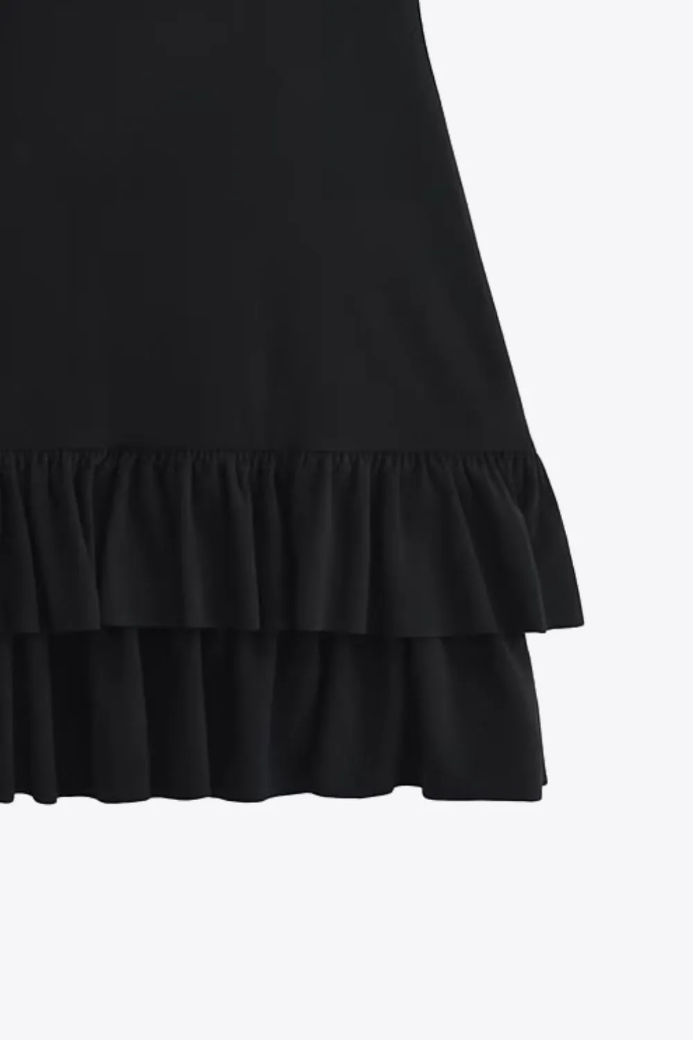 Strapless Ruffle Hem Dress New Women's Fashion Sweetheart Neckline Tube Dress