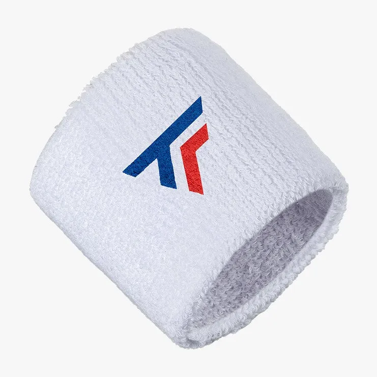 Tecnifibre Adult's Tennis Wristbands White 2-pack