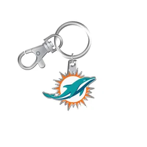 The Sports Vault NFL Miami Dolphins Logo Keychain