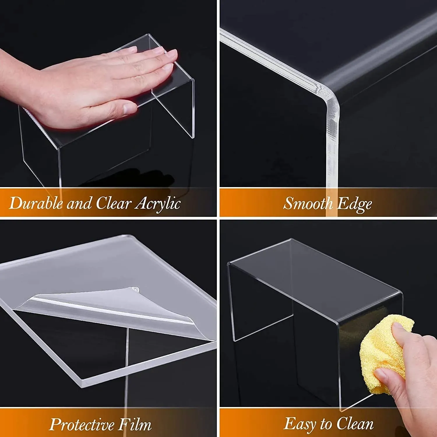 U Shape Acrylic Display Riser Stand