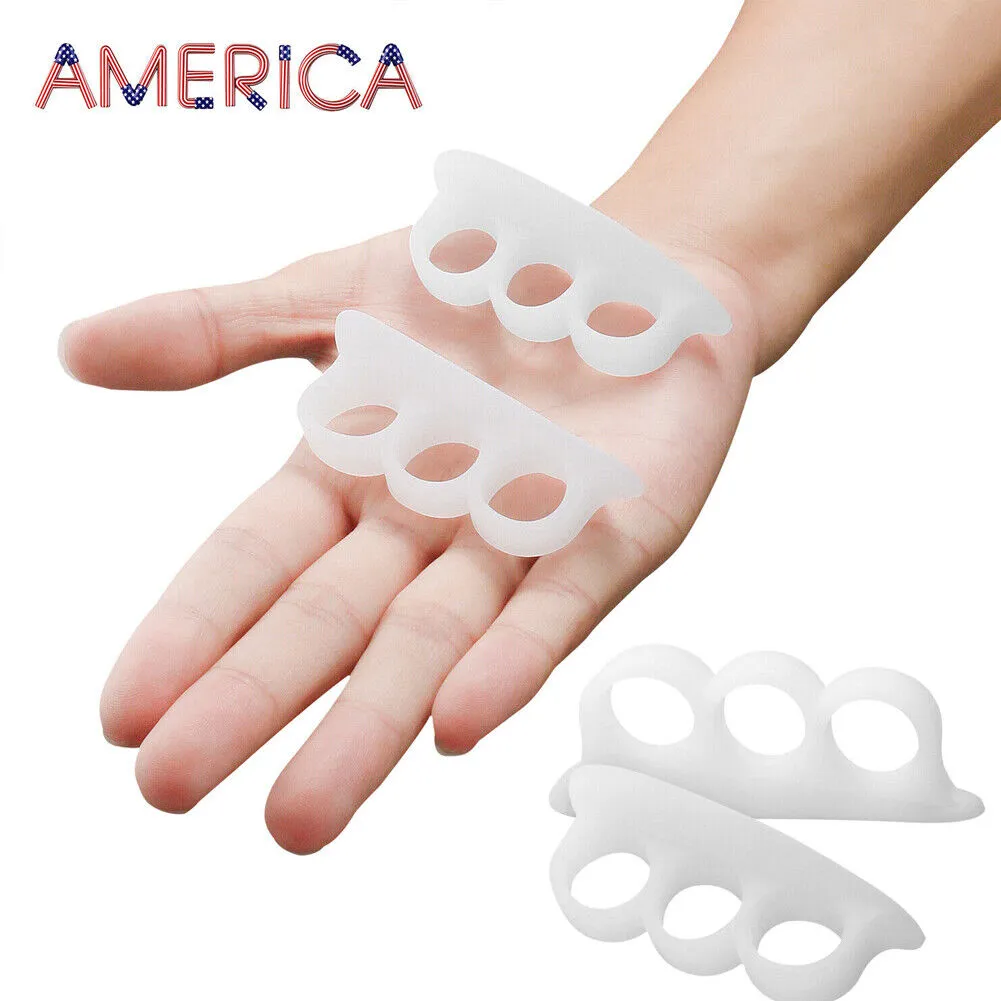 US 2~4 Pairs Bunions Hammer Toe Straightener Splint Brace Cushion Pad Corrector