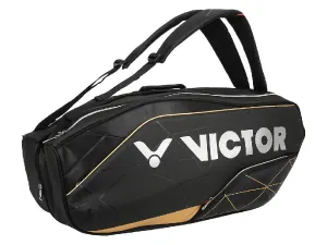 Victor BR9211 C 6-Piece Badminton Racket Bag (Black)