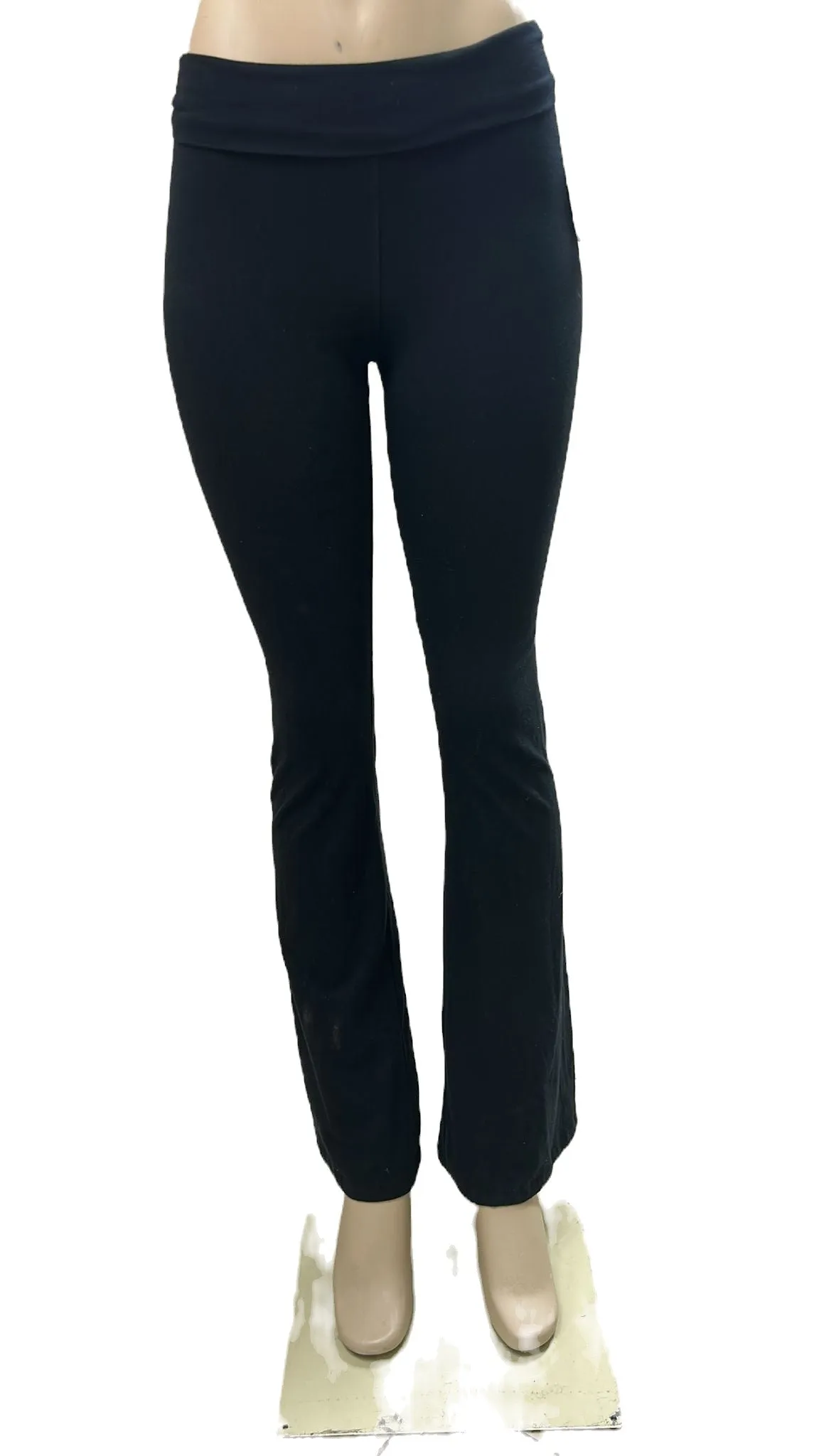 Women’s Black Flared Leggings Bootcut Bottom Pants