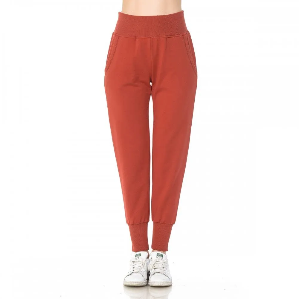 Women's French Terry Pull-On High Waist Joggers