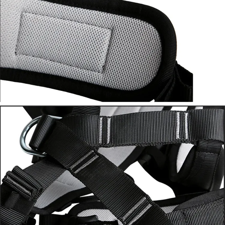 XINDA XD-6503 Outdoor Rock Climbing Polyester High-strength Wire Downhill Whole Body Safety Belt