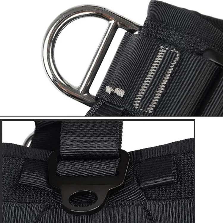 XINDA XD-6503 Outdoor Rock Climbing Polyester High-strength Wire Downhill Whole Body Safety Belt