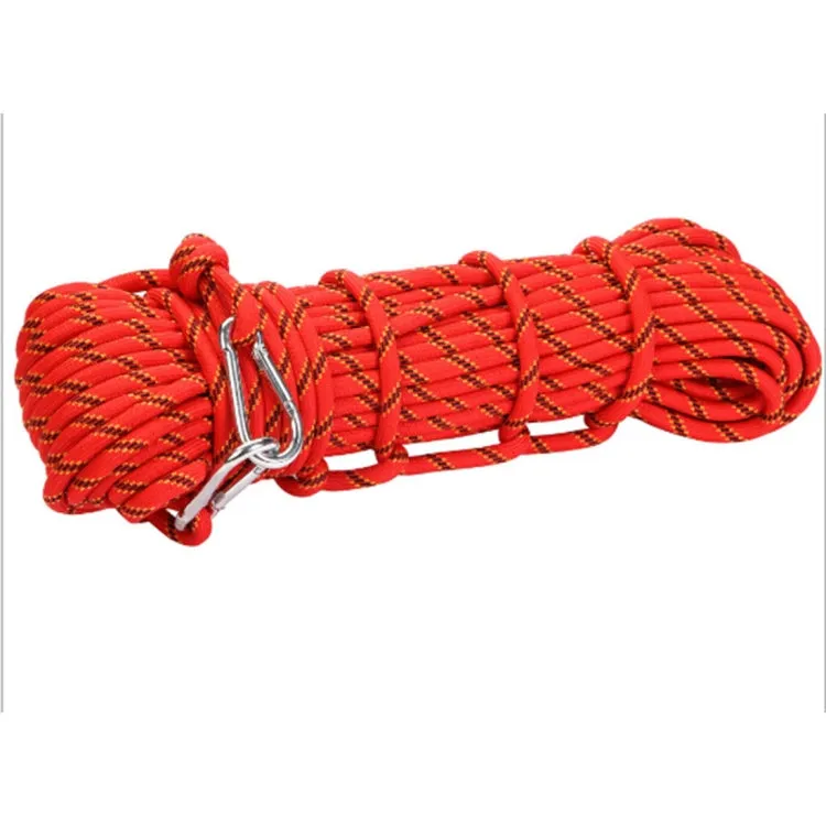 XINDA XD-S9804 Climbing Auxiliary Rope Static Rope Safety Rescue Rope, Length: 20m Diameter: 10mm(Red)